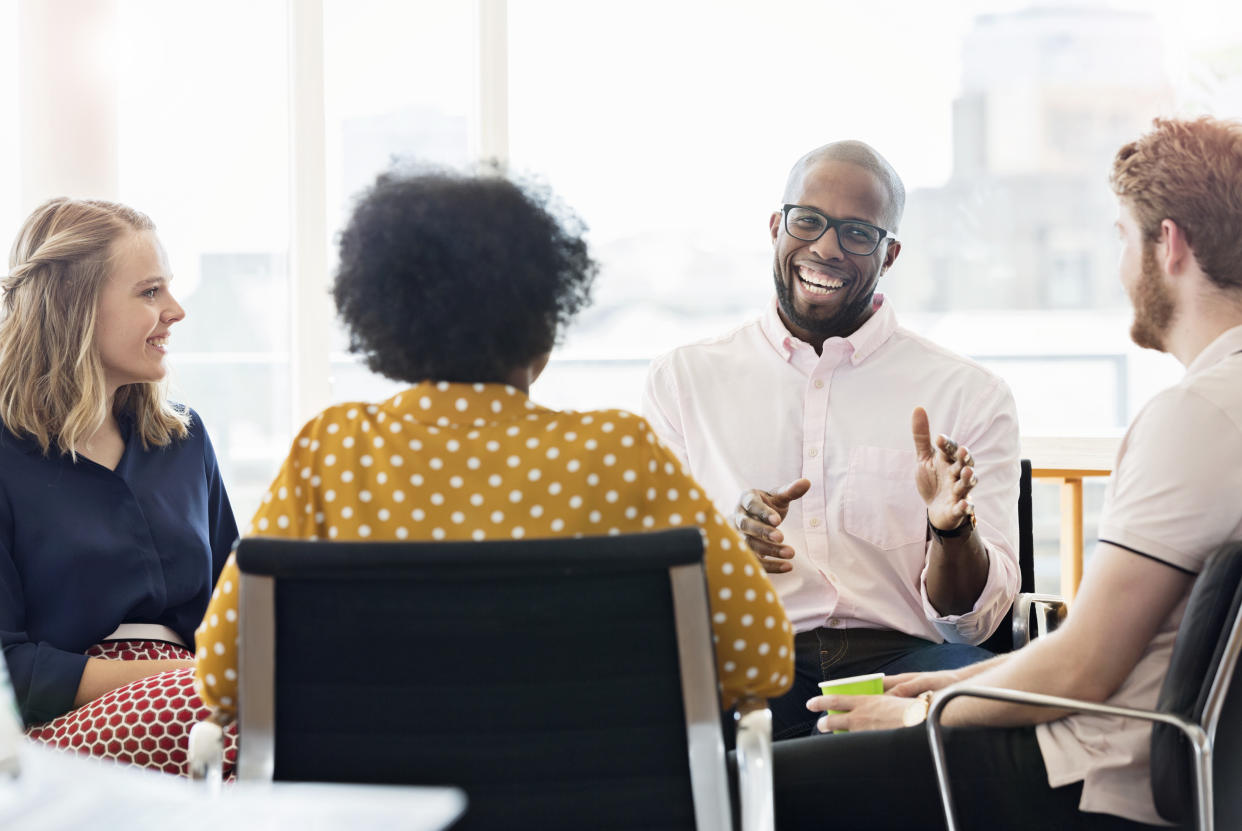 The study looks at a man's place when it comes to workplace sexism. [Photo: Getty]