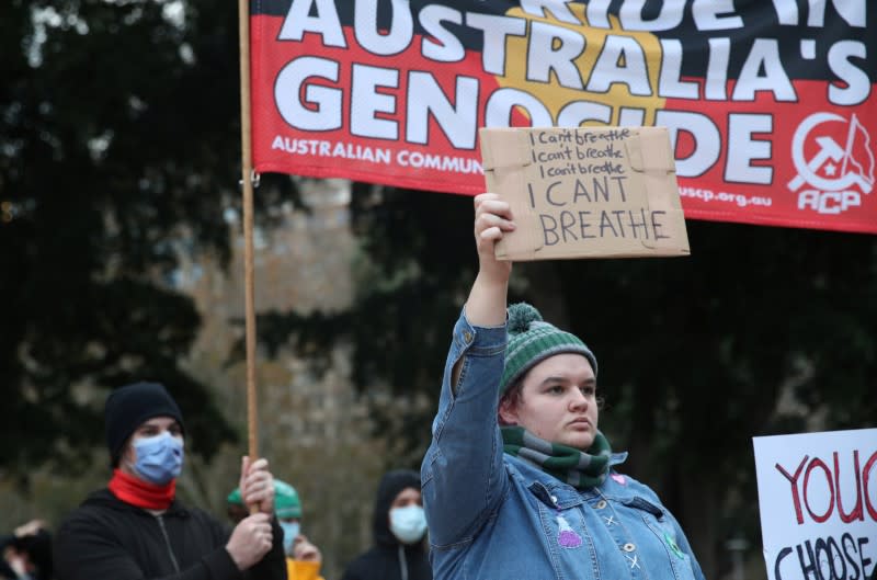 Protests against the death in Minneapolis police custody of George Floyd, in Sydney