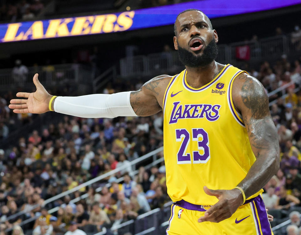 LeBron James。(Photo by Ethan Miller/Getty Images)