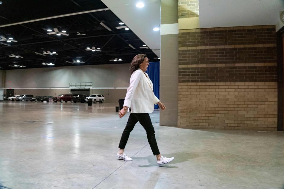 At a campaign rally in Davenport, Iowa, on Aug. 12, 2019.