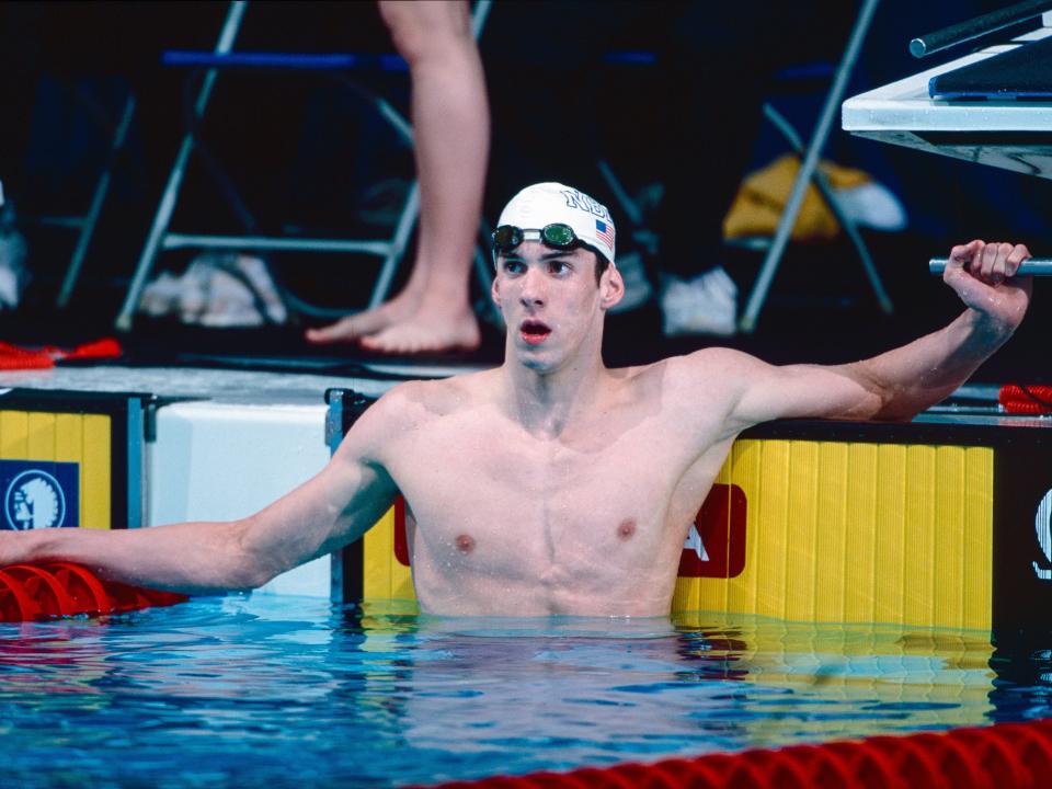 Michael Phelps at the 2000 Olympics