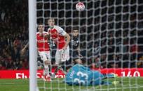 Football - Arsenal v Liverpool - Barclays Premier League - Emirates Stadium - 24/8/15 Arsenal's Petr Cech saves a shot by Liverpool's Philippe Coutinho Reuters / Eddie Keogh Livepic
