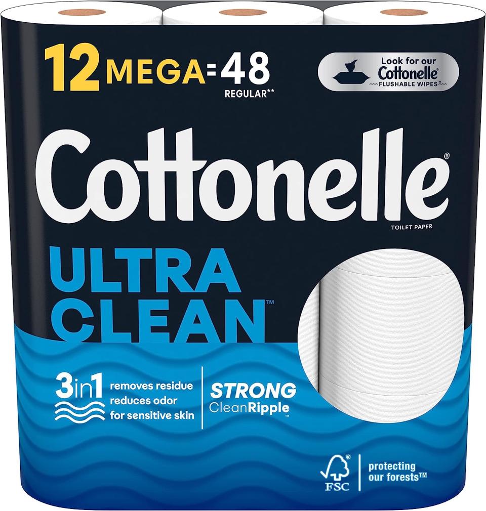 Cottonelle Ultra Clean Toilet Paper (Photo via Amazon)