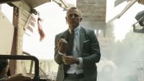 <p> Bond certainly packs a lot into his brief Turkish train ride in Skyfall’s pre-credits sequence. In just a few short minutes, he gets shot, drives a digger over a bunch of cars, leaps between carriages, and even has the presence of mind to adjust his suit. That’s before he even gets down to the essential business of fighting a bad guy – and dodging tunnels – on the roof of the train. Unfortunately, the mission is brought to an abrupt halt when 007 is accidentally shot by colleague Eve Moneypenny, leading to a spectacular tumble from the Varda viaduct into the river below. </p>