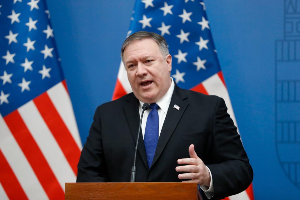 Secretary of State Mike Pompeo takes questions about the death of General Soleimani.