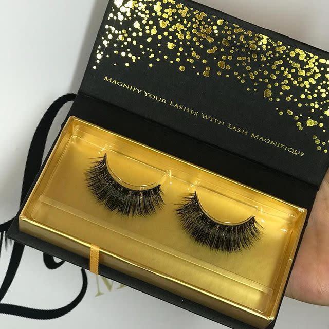 <p>Founded by Stacey Nathaniel, celebrity-favourite brand, Lash Magnifique produces luxe eyelashes that are vegan, cruelty-free and can be worn up to 25 times. </p><p><a class="link " href="https://lashmagnifique.co.uk" rel="nofollow noopener" target="_blank" data-ylk="slk:SHOP NOW;elm:context_link;itc:0;sec:content-canvas">SHOP NOW</a></p><p><a href="https://www.instagram.com/p/BvuhJ6uj5b1/" rel="nofollow noopener" target="_blank" data-ylk="slk:See the original post on Instagram;elm:context_link;itc:0;sec:content-canvas" class="link ">See the original post on Instagram</a></p>