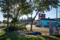 Hurricane Zeta aftermath in New Orleans