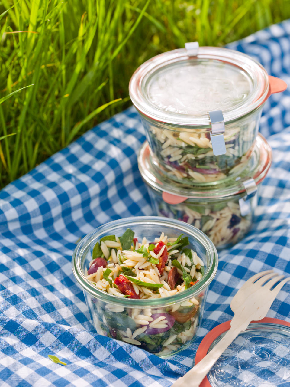 Spinach and Orzo Salad