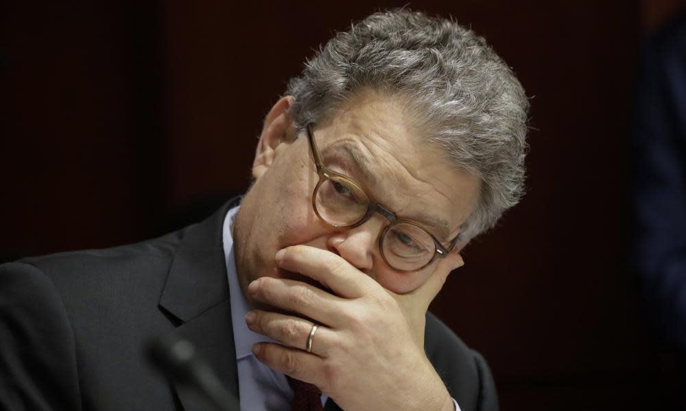 ‘I take thousands of photos at the state fair surrounded by hundreds of people, and I certainly don’t remember taking this picture,’ Franken said.