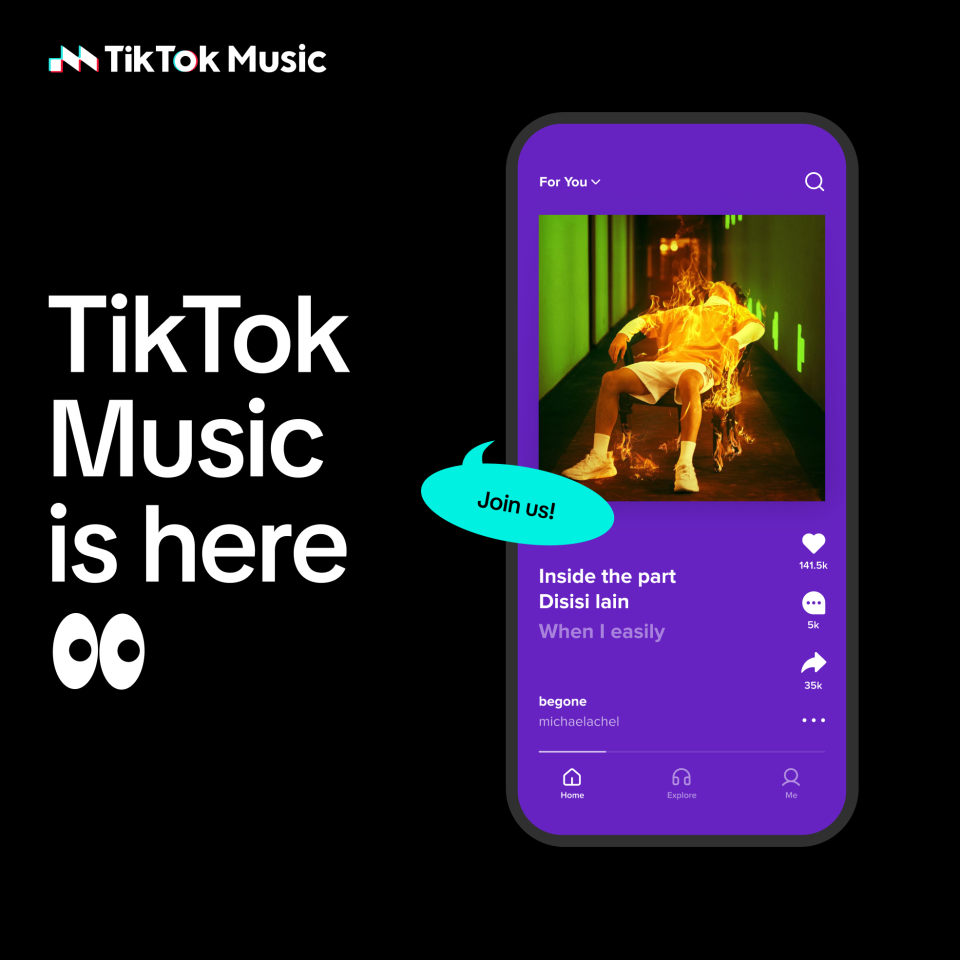 TikTok ha lanzado su servicio de transmisión de música en Australia, México y Singapur