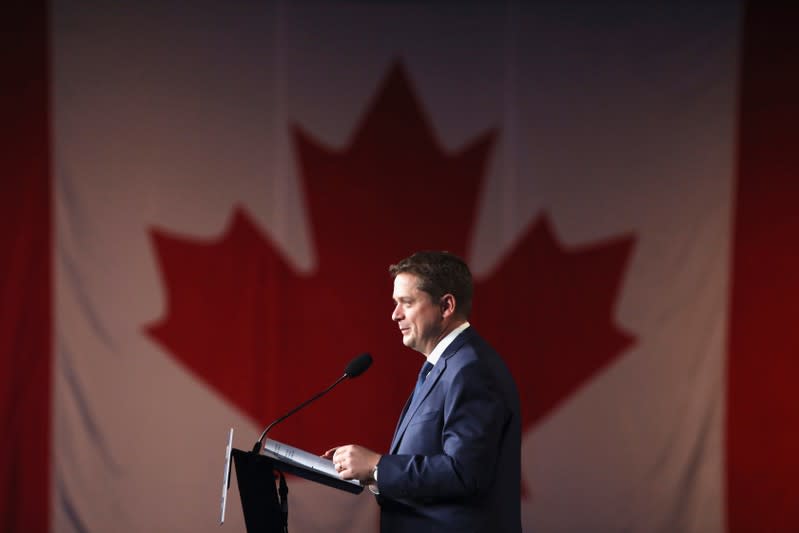 Leader of Canada's Conservatives in Regina
