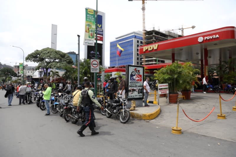 Venezuela's government launches new fuel pricing system, in Caracas