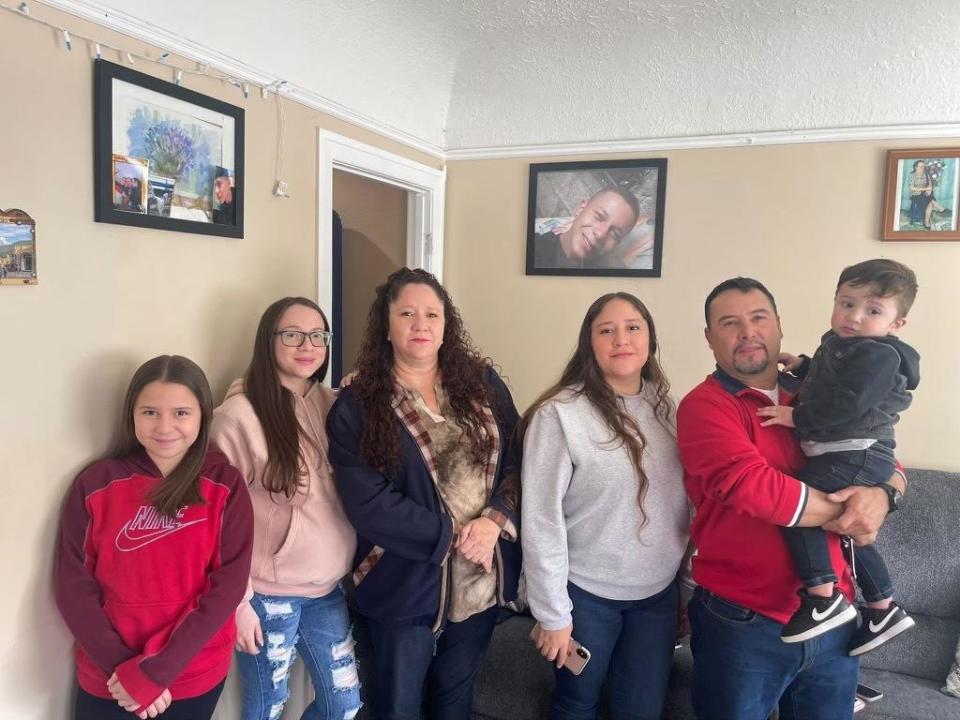 The Arredondo family at their home in Los Angeles. / Credit: Courtesy of Fernando Arredondo