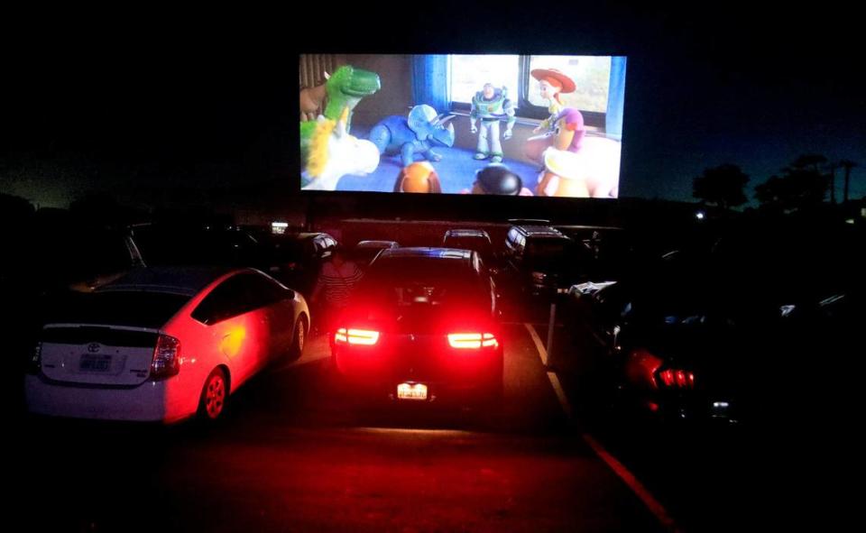 The Sunset Drive-in is one of 16 drive-in movie theaters left in California.