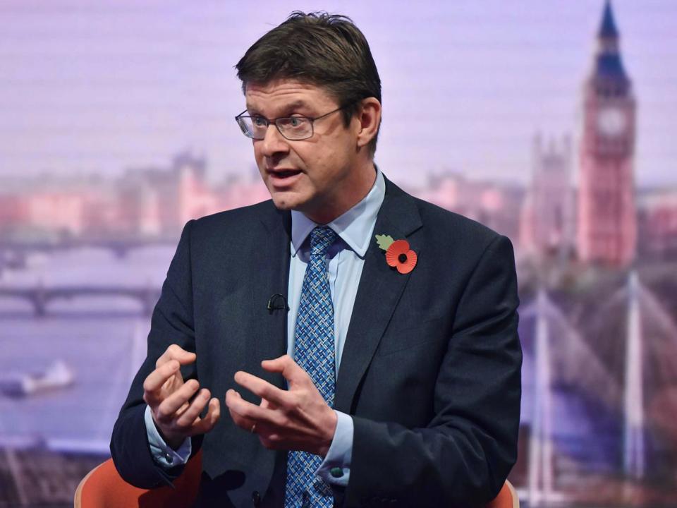 Business Secretary Greg Clark on the BBC's ‘Andrew MarrShow’ (BBC)