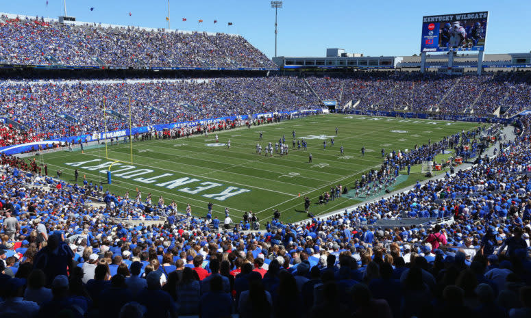 General view of the Kentucky football field.