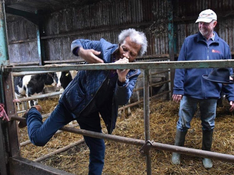 Wilfred says it was helping on his dad’s allotment as a child which ignited his love for farming. (Collect/PA Real Life)