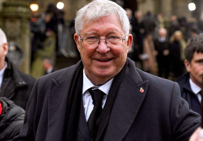 Sir Alex Ferguson, former Manchester United manager, leaves Manchester Cathedral after the funeral service for Sir Bobby Charlton. Sir Alex Ferguson has been made a lifelong member of Eintracht Frankfurt after crossing paths with them as a player and manager several times, the Bundesliga club said on Tuesday. Andy Kelvin/PA Wire/dpa