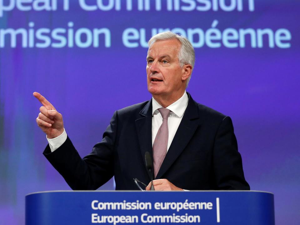 The EU's chief Brexit negotiator Michel Barnier: Reuters