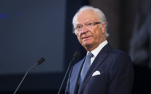 King Carl XVI of Sweden, who heads the Swedish Academy, has offered to break the deadlock - Credit: WireImage