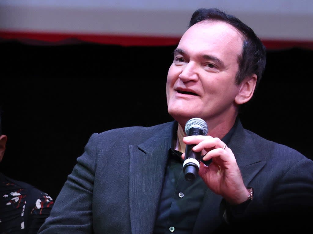 Quentin Tarantino during the 16th Rome Film Fest on 19 October 2021 (Vittorio Zunino Celotto/Getty Images for RFF)