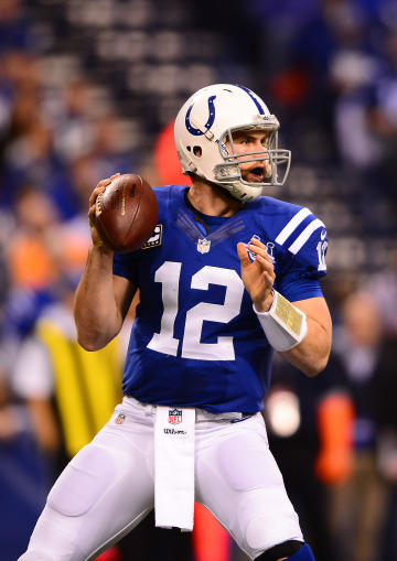 Colts quarterback Andrew Luck (Andrew Weber-USA TODAY Sports)