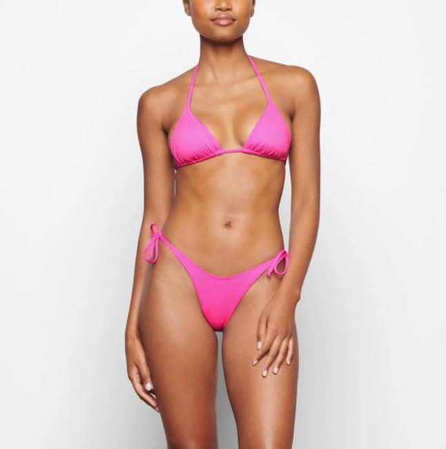 kim kardashian hot pink string bikini barbie