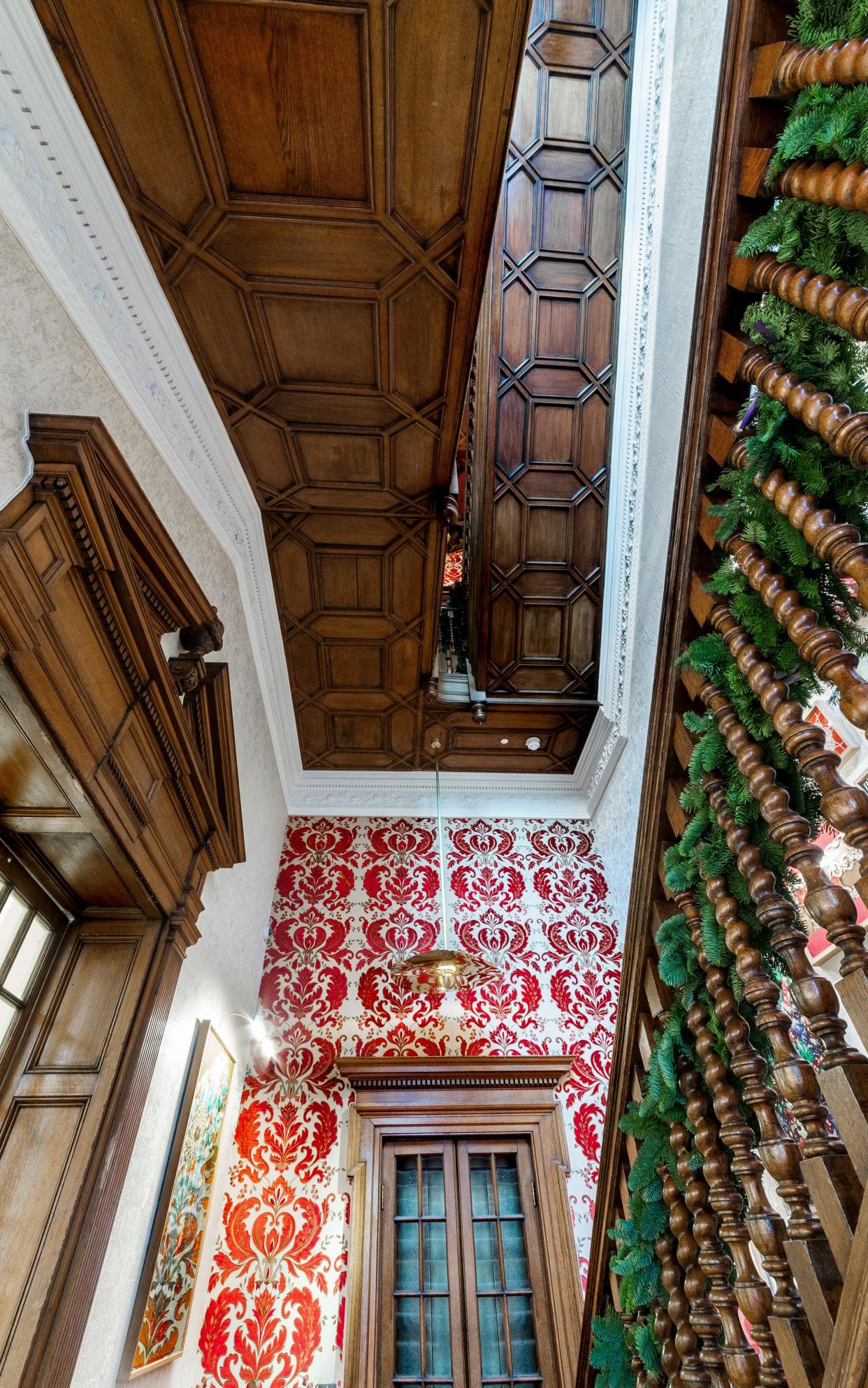 The original 1909 staircase within Cartier's newly refurbished Bond Street store - IMAGE (c) KALORY LTD www.kalory.co.uk