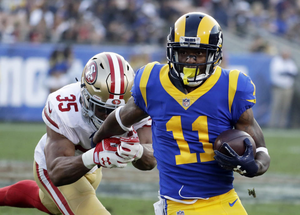 The Los Angeles Rams traded wide receiver Tavon Austin to the Dallas Cowboys on Saturday. (AP)