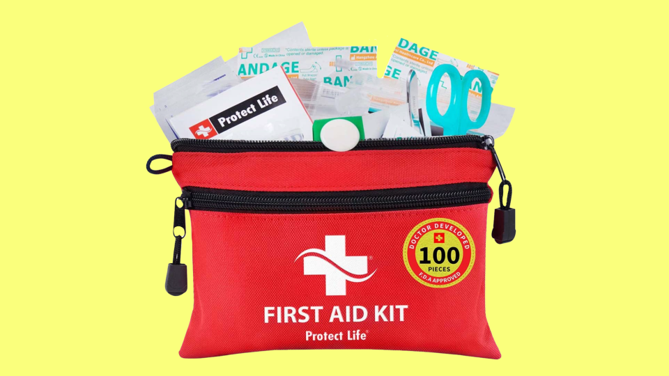 Accidents can occur while rock climbing or even swimming in the sea. Use the Protect Life First Aid to remedy cuts, scrapes, burns and more.