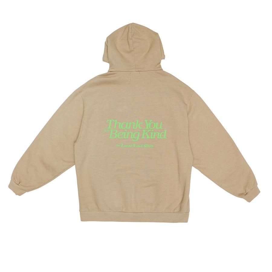 The Local Love Club “Thank You” hoodie, $160