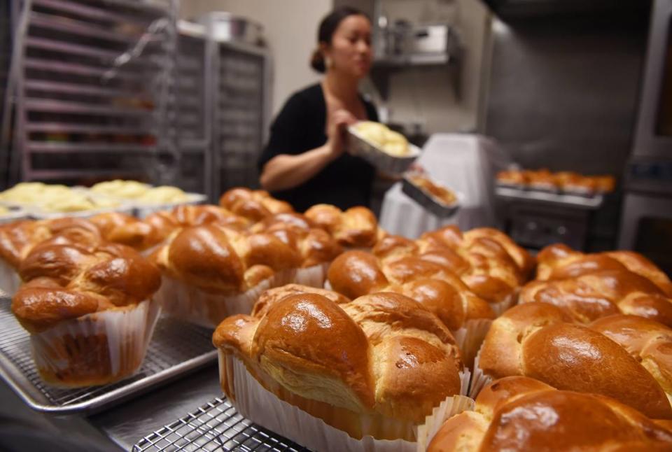 Nubchi Thao makes brioche at The Brioche Lady Bakery, in this file photo from 2019. She’s back running a new Asian grocery store, which will eventually carry the bread.