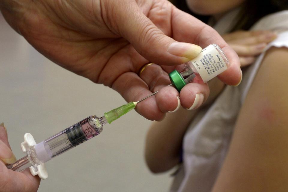 More than half a million children in the UK have not been vaccinated against measles (PA)