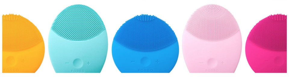 Smooth skin in under a minute with one of Foreo's teensy face brushes. Source: Foreo