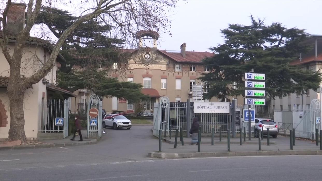 L'hôpital Purpan à Toulouse d'où s'est échappé un homme jugé dangereux interné dans une unité psychiatrique, diffusé le 28 janvier 2022 - BFMTV