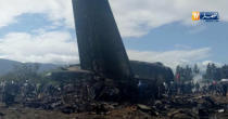 <p>An Algerian military plane is seen after crashing near an airport outside the capital Algiers, Algeria April 11, 2018 in this still image taken from a video. (Photo: ENNAHAR TV/Handout/ via Reuters) </p>