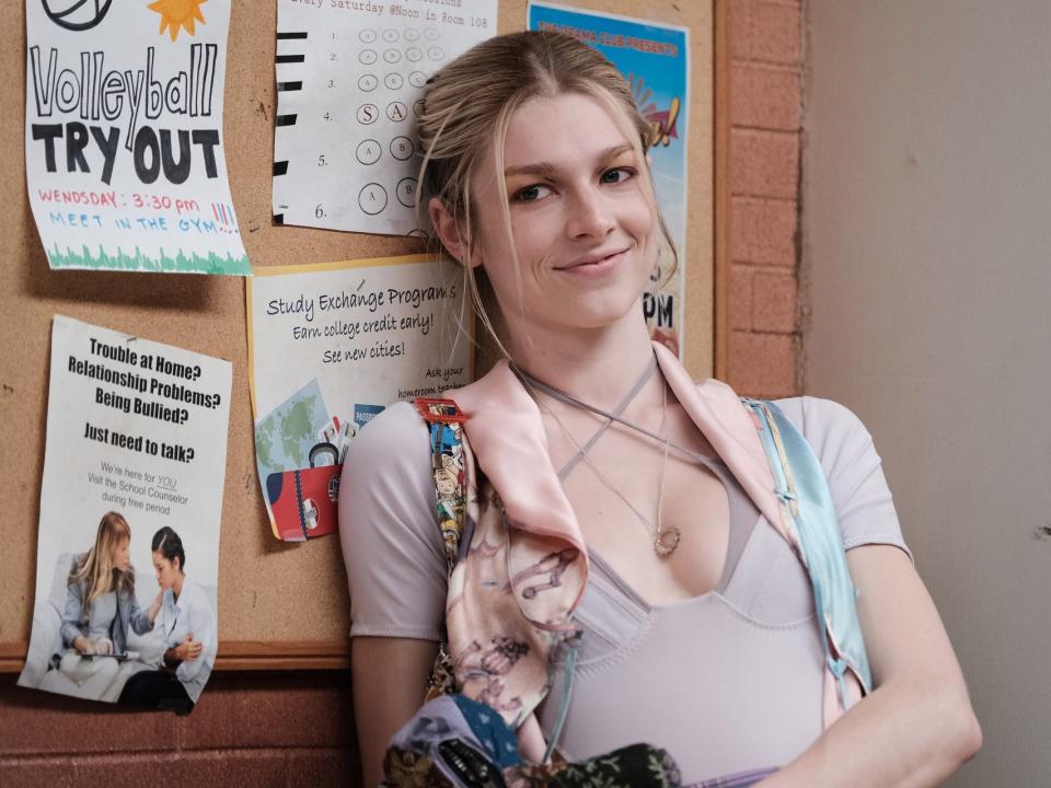 Hunter Schafer as Jules on season two, episode three of "Euphoria."