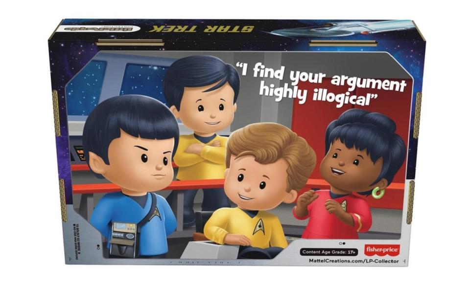 Star Trek Little People Collector's set outside packaging.