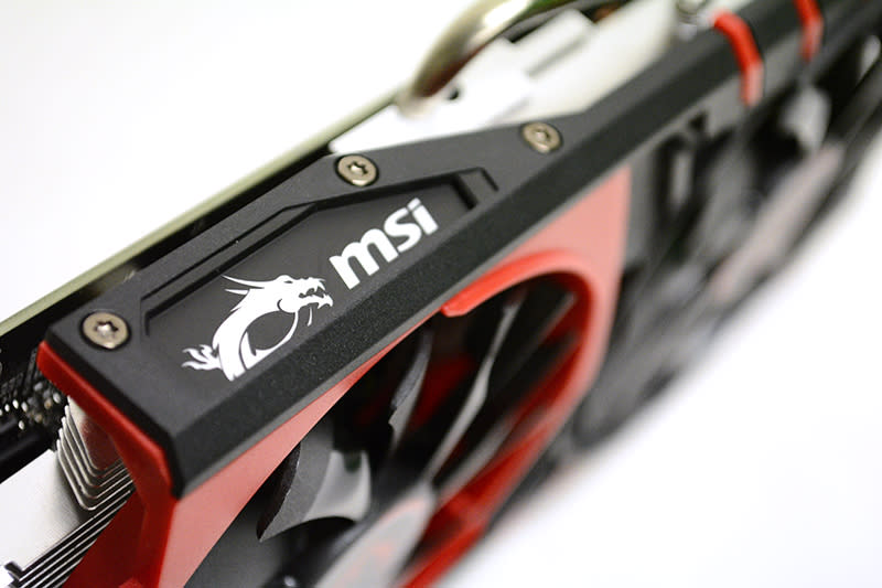 The MSI Gaming dragon insignia can be customized with one of five lighting options.