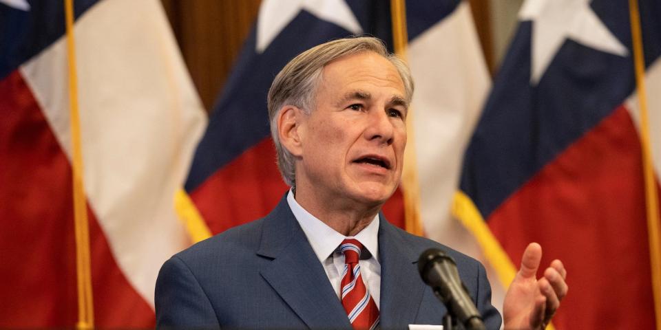 Greg Abbott texas bar close order