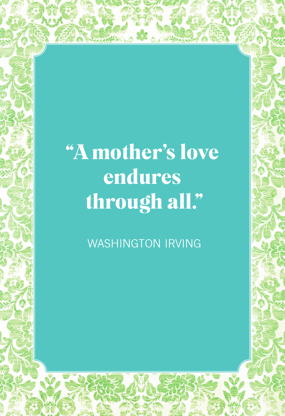 washington irving mothers day quotes