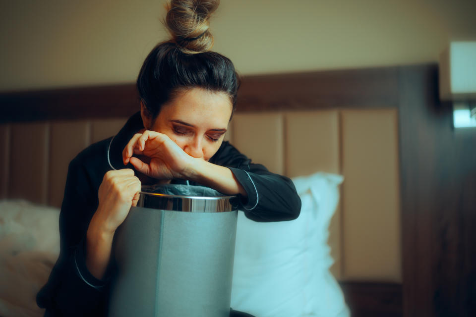 Nausea and vomiting can be signs of norovirus. (Image via Getty Images)