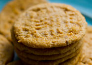 <div class="caption-credit"> Photo by: Kathy Patalsky</div><b>Peanut Butter Cookies <br></b> Peanut butter lovers' crave a classic peanut butter cookie. These tender, chewy rounds are deliciously vegan! <br> <a href="http://www.babble.com/best-recipes/23-yummy-nut-butter-lovers-recipes/#peanut-butter-cookies" rel="nofollow noopener" target="_blank" data-ylk="slk:Get the recipe;elm:context_link;itc:0;sec:content-canvas" class="link "><i>Get the recipe</i></a> <br>