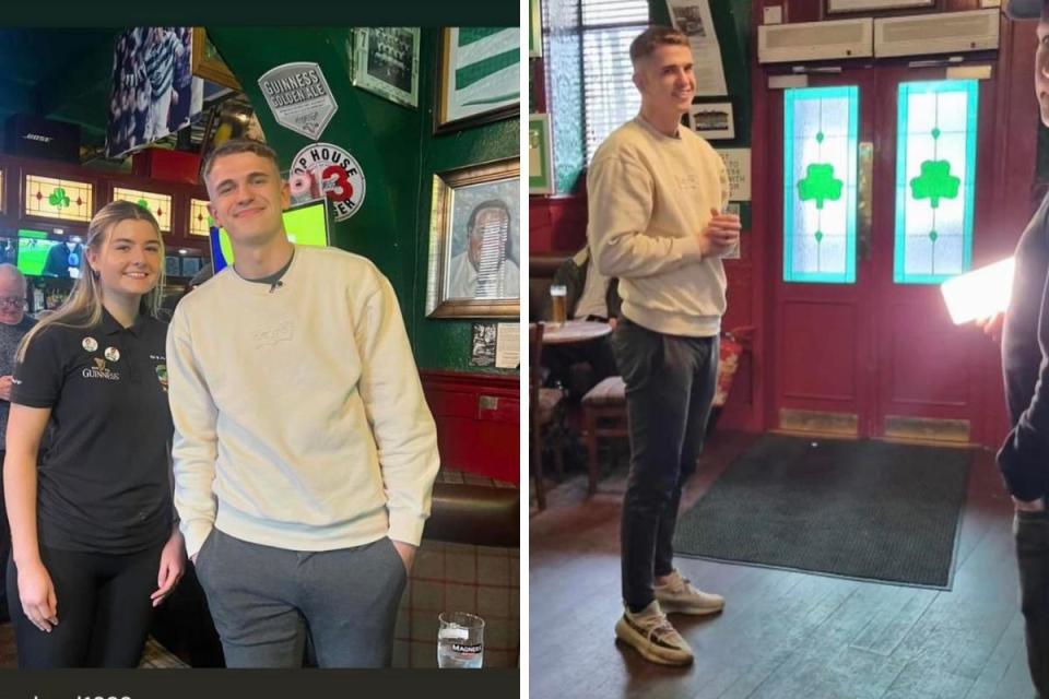 Celtic star pictured on 'wee visit' to Celtic pub days before Rangers clash <i>(Image: Instagram)</i>