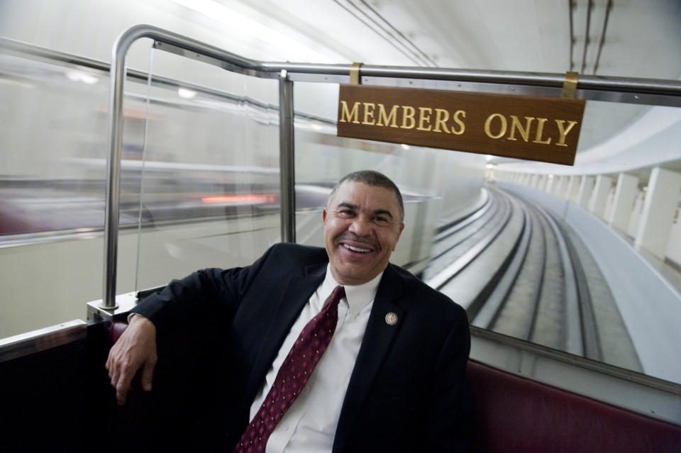 Rep. Lacy Clay (D-Mo.), who has represented the St. Louis area since 2001, paid the law office of his sister, Michelle Clay, $180,000 in this election cycle. (Photo: Tom Williams/Getty Images)