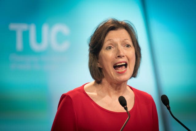 TUC general secretary Frances O’Grady