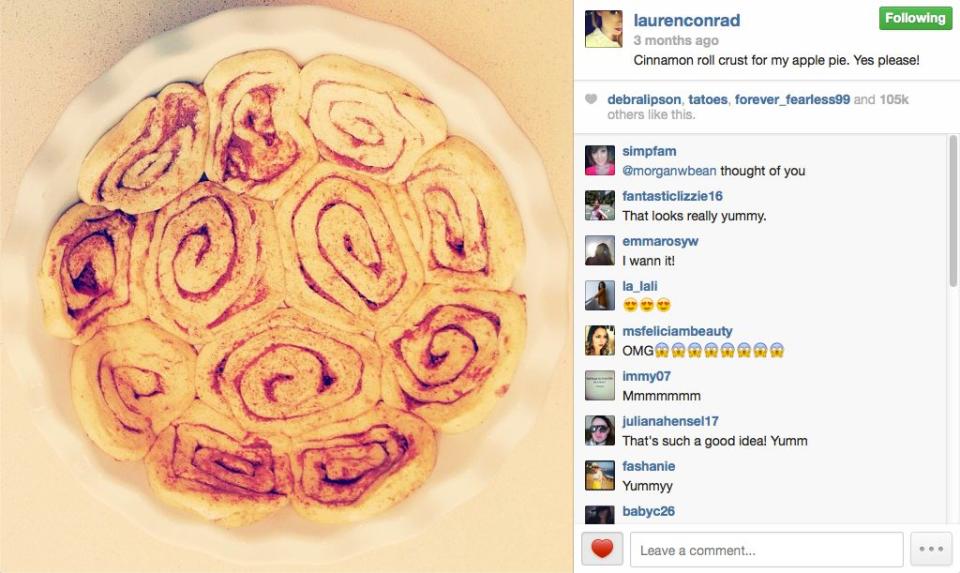 Lauren Conrad is an impressive baker. 