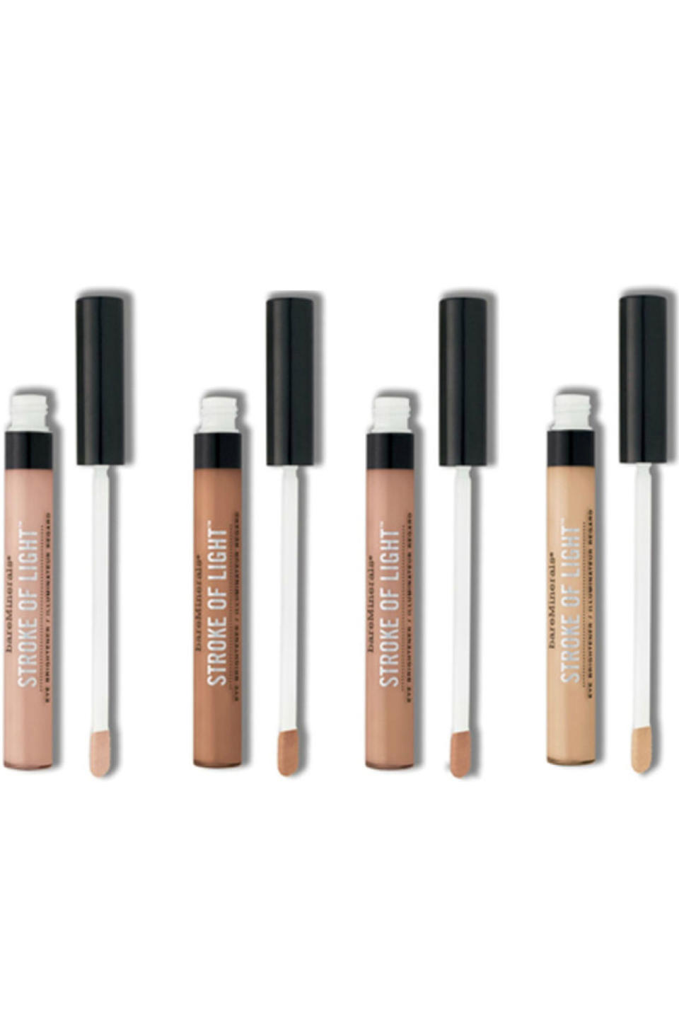 <p>If your under-eye area is giving the game away that you’re all partied out, it’s time to employ a brightening concealer. The BareMinerals Stroke of Light Eye Brightener diffuses dark circles and claims to reduce them over time (on top of covering them). Layer it over a brightening eye cream (such as the <a rel="nofollow noopener" href="http://www.boots.com/olay-eyes-illunimating-eye-cream-15ml-10226242" target="_blank" data-ylk="slk:Olay Eyes Illuminating Eye Cream;elm:context_link;itc:0;sec:content-canvas" class="link ">Olay Eyes Illuminating Eye Cream</a>) for a double dose of luminosity.</p><p> £19.99, <a rel="nofollow noopener" href="https://www.amazon.co.uk/Stroke-Brightener-bareMinerals-Luminous-Complexions/dp/B008XCNJ78" target="_blank" data-ylk="slk:Buy now;elm:context_link;itc:0;sec:content-canvas" class="link ">Buy now</a></p>