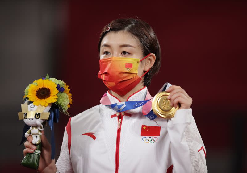 Table Tennis - Women's Singles - Medal Ceremony