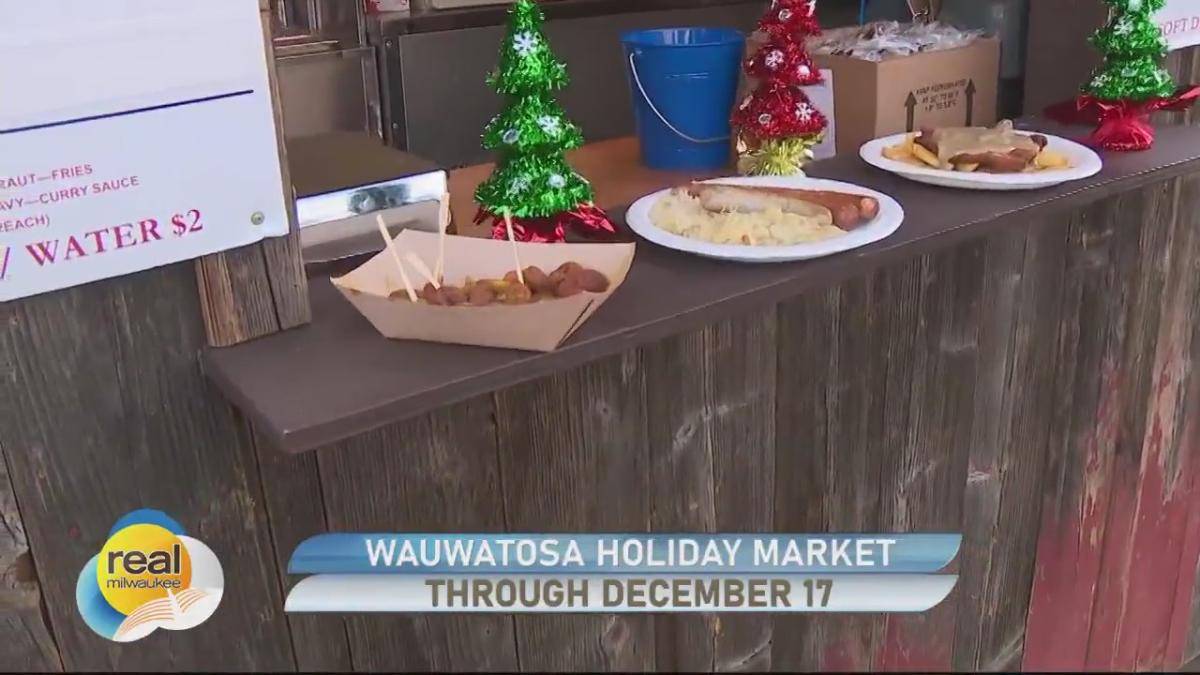 Food and drink at the Wauwatosa Holiday Market